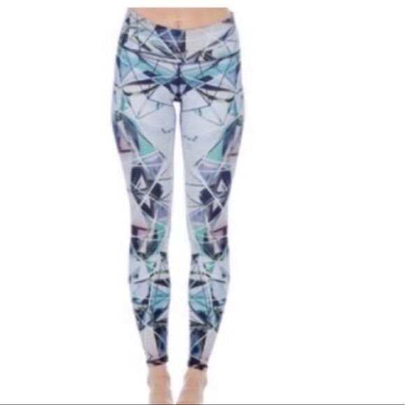 Noli yoga geometric pattern leggings - Picture 1 of 9